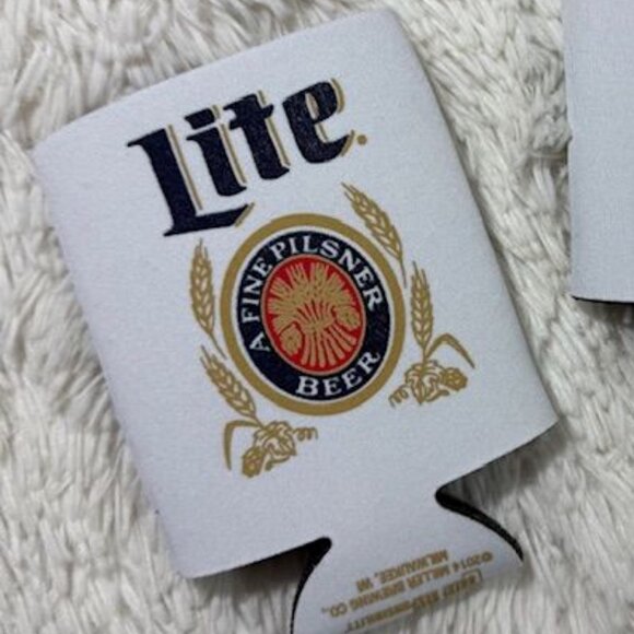 NWOT Set of 2 'Lite A Fine Pilsner Beer' 2014 Miller Brewing Co. Koozies - Picture 5 of 7